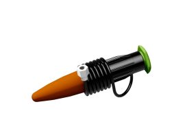 Wasserspender auf weißem Hintergrund, Komplettansicht