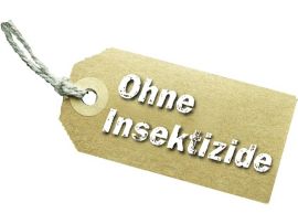 Zeichen "Ohne Insektizide"