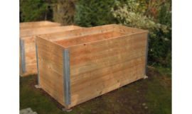 hohes Hochbeet aus Lärchenholz