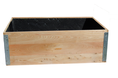 mittelhohes Hochbeet aus Lärchenholz