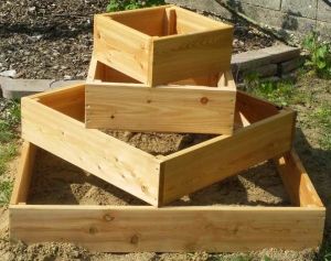 Kartoffel-Pyramide 100 x 100 cm, 80 cm Höhe